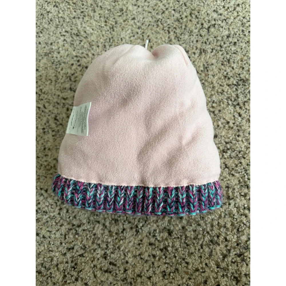 Columbia Beanie Youth Knit Pom Fleece Lined Winter Outdoor NEW